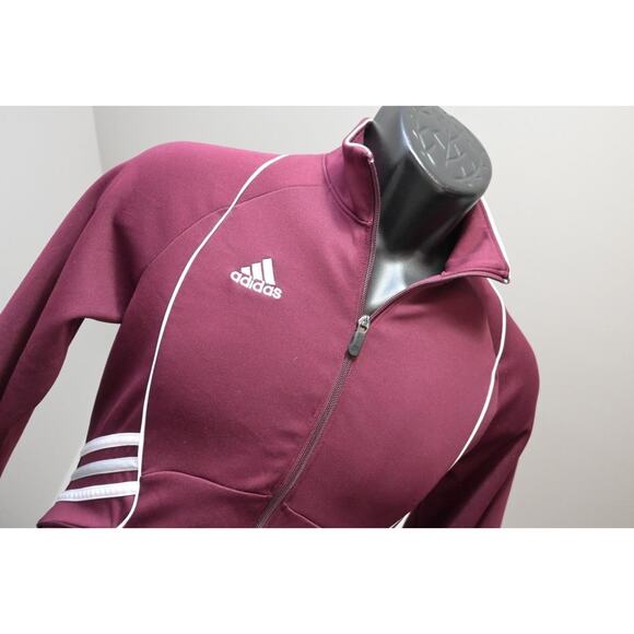 Adidas Soccer Track Jacket Full Zip Performance Athletic Womens Sz Medium - Picture 1 of 10